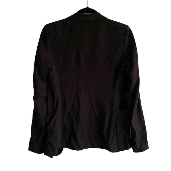 ARITZIA Talula Kent Lightweight Open Front Long Sleeve Blazer Jacket Black 00 - Picture 5 of 6